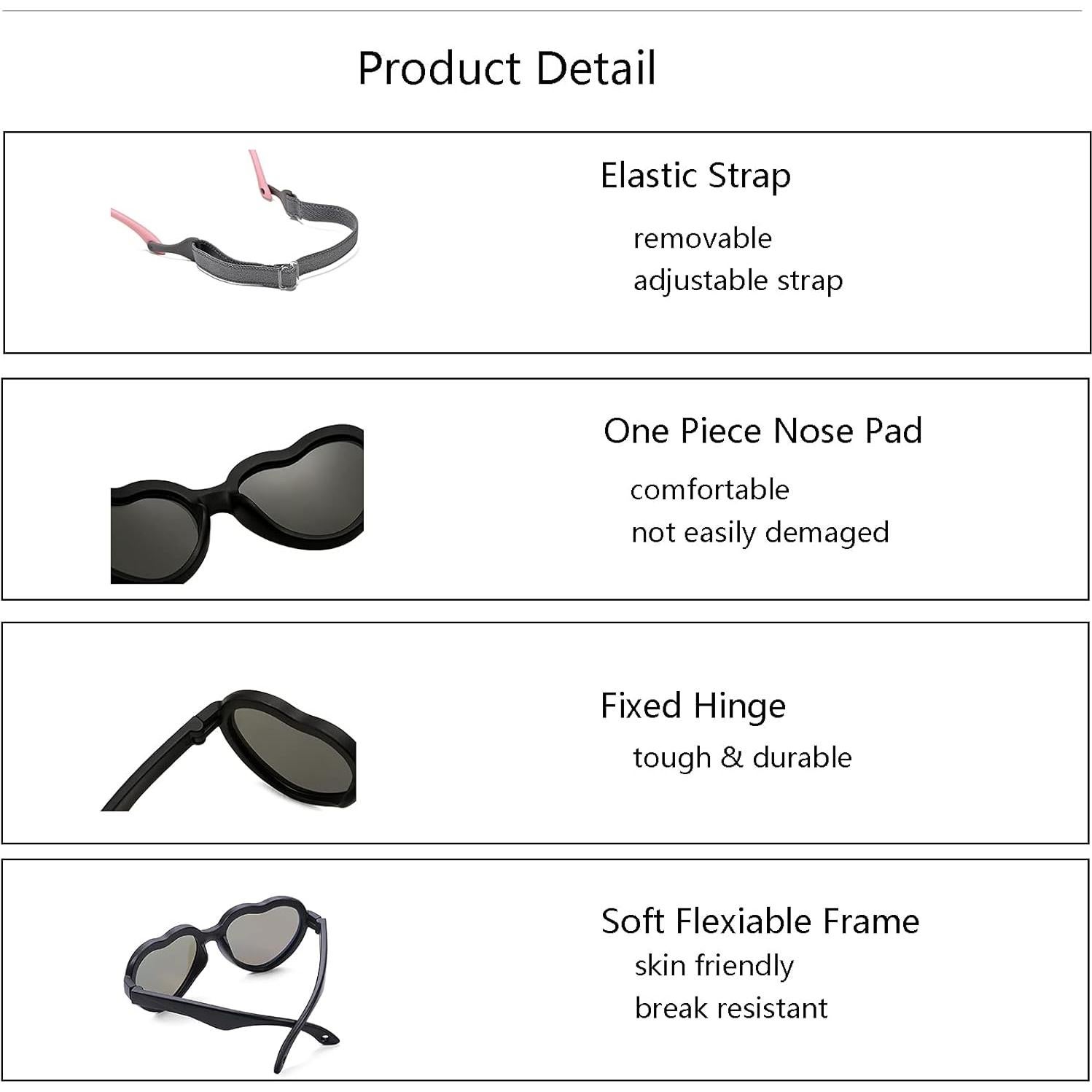 Gafas de sol polarizadas Braylenz para bebés 0-24 meses