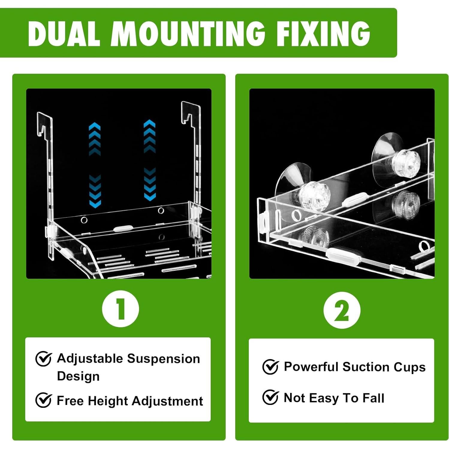 Plataforma de Sol para Tortugas Swirge Acrílico 21.8cm