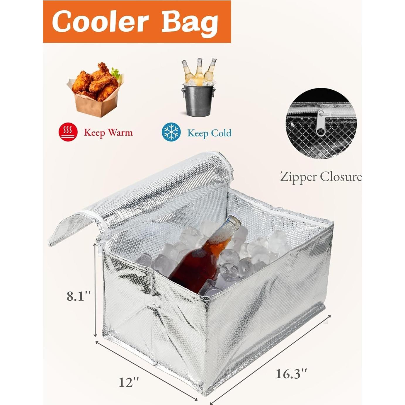 Organizador de Maletero Mymazn con Enfriador Aislado 40L