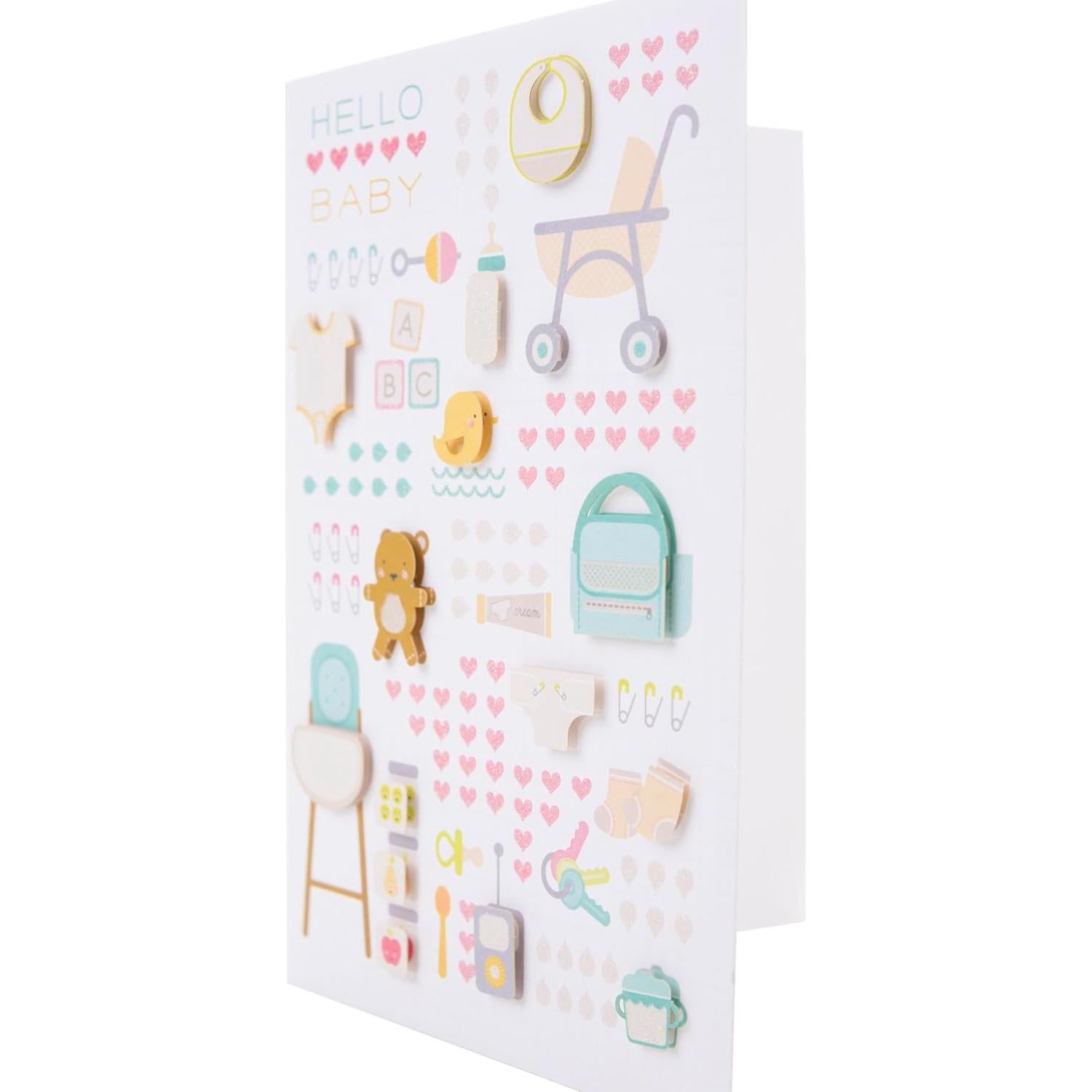 Tarjeta de Baby Shower Hallmark Signature Bienvenido Bebé 12.7x18.3cm