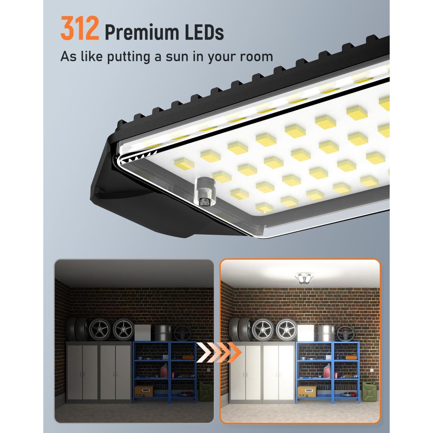 Bombilla LED Adiding 2 Pzs 10000 Lúmenes 6500K E26 E27