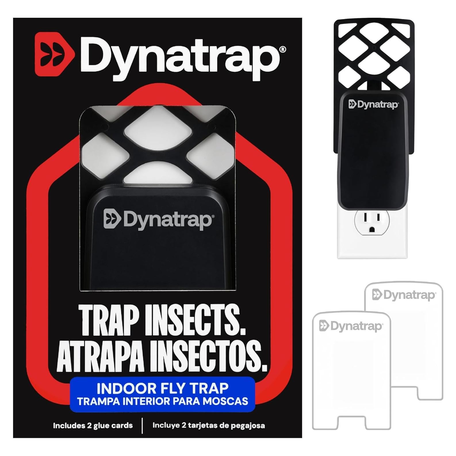 Trampa de Moscas Interior DynaTrap DT3007 - Negro, 1 Unidad