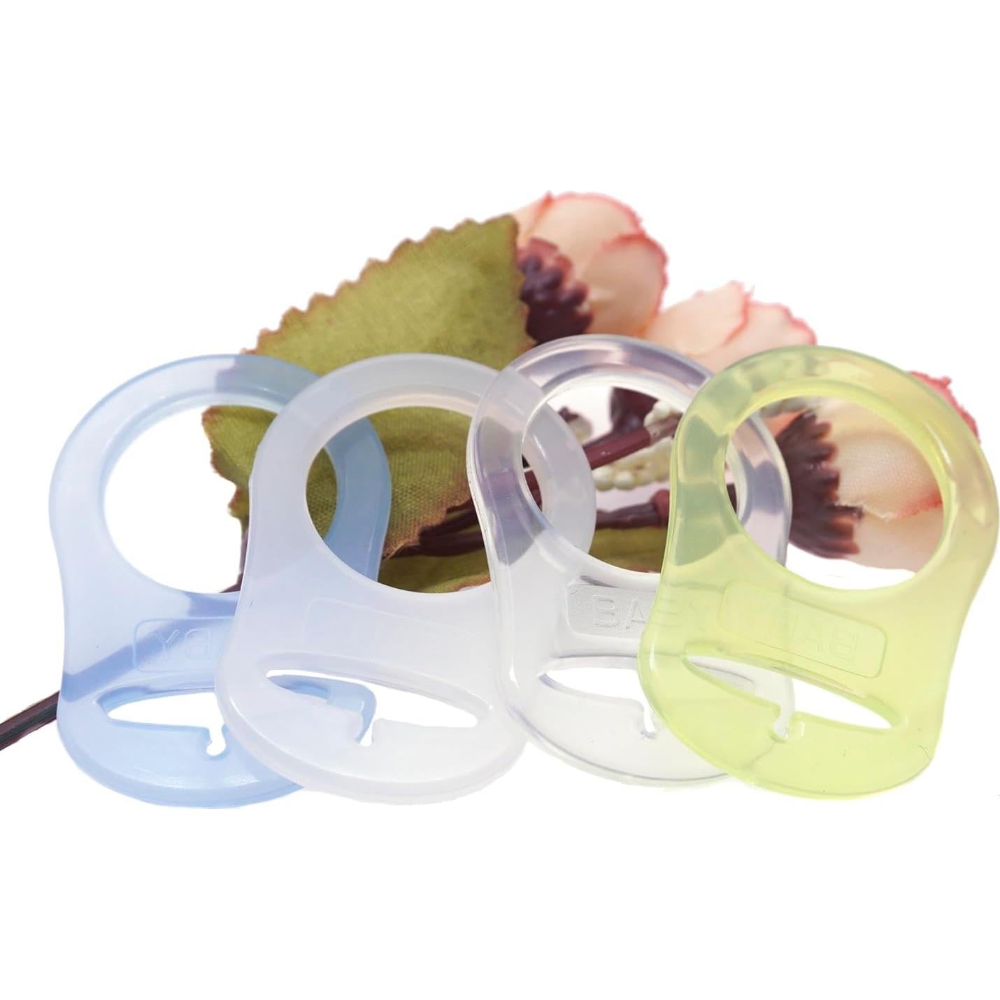 Anillos Adaptadores de Chupete de Silicona 4 Pcs MAM Bebé