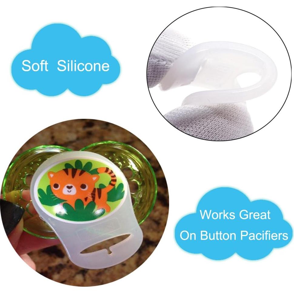 Anillos Adaptadores de Chupete de Silicona 4 Pcs MAM Bebé