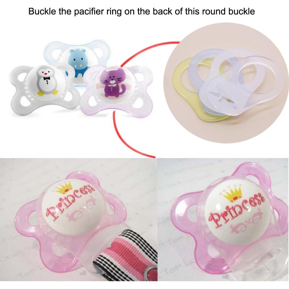 Anillos Adaptadores de Chupete de Silicona 4 Pcs MAM Bebé