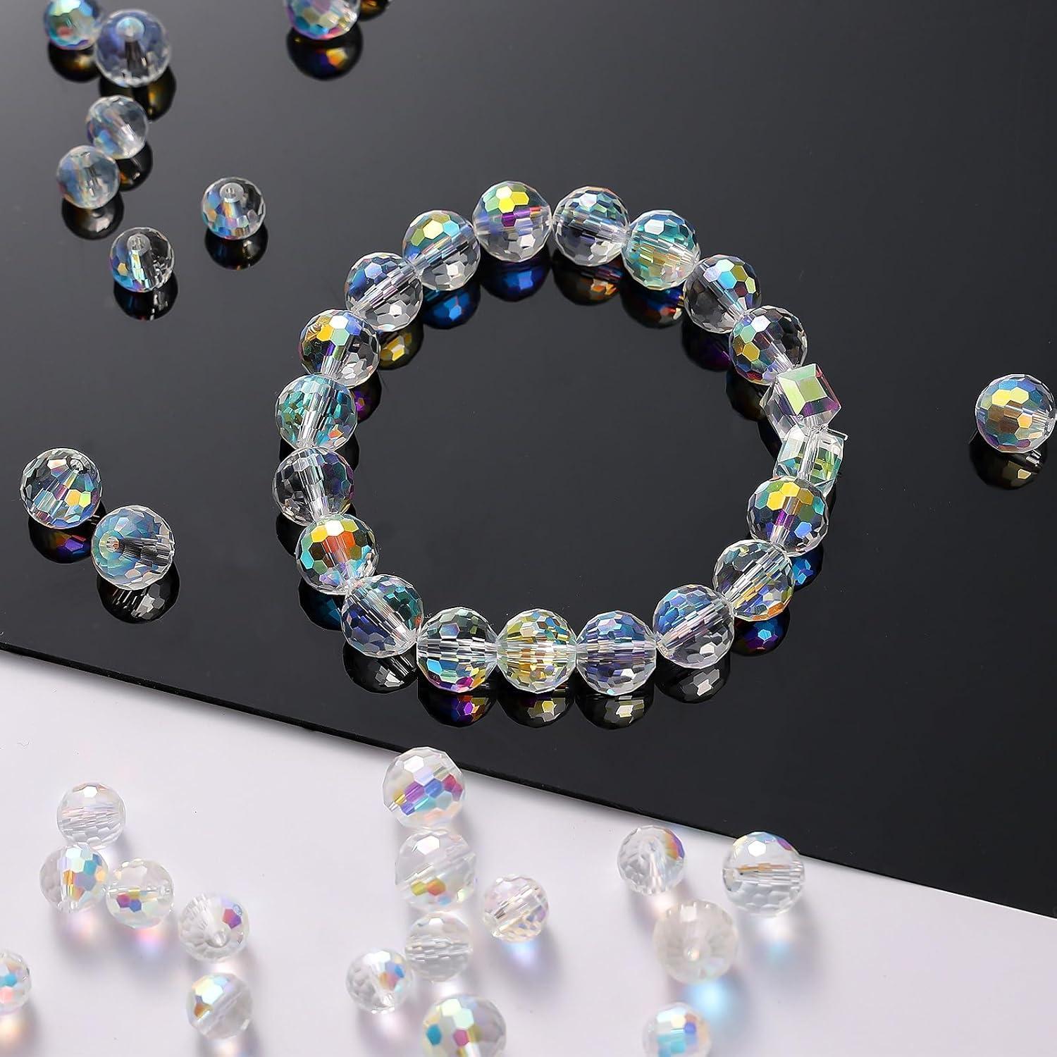 948 Cuentas de Cristal Vtssvow Aurora Boreal para Joyería DIY