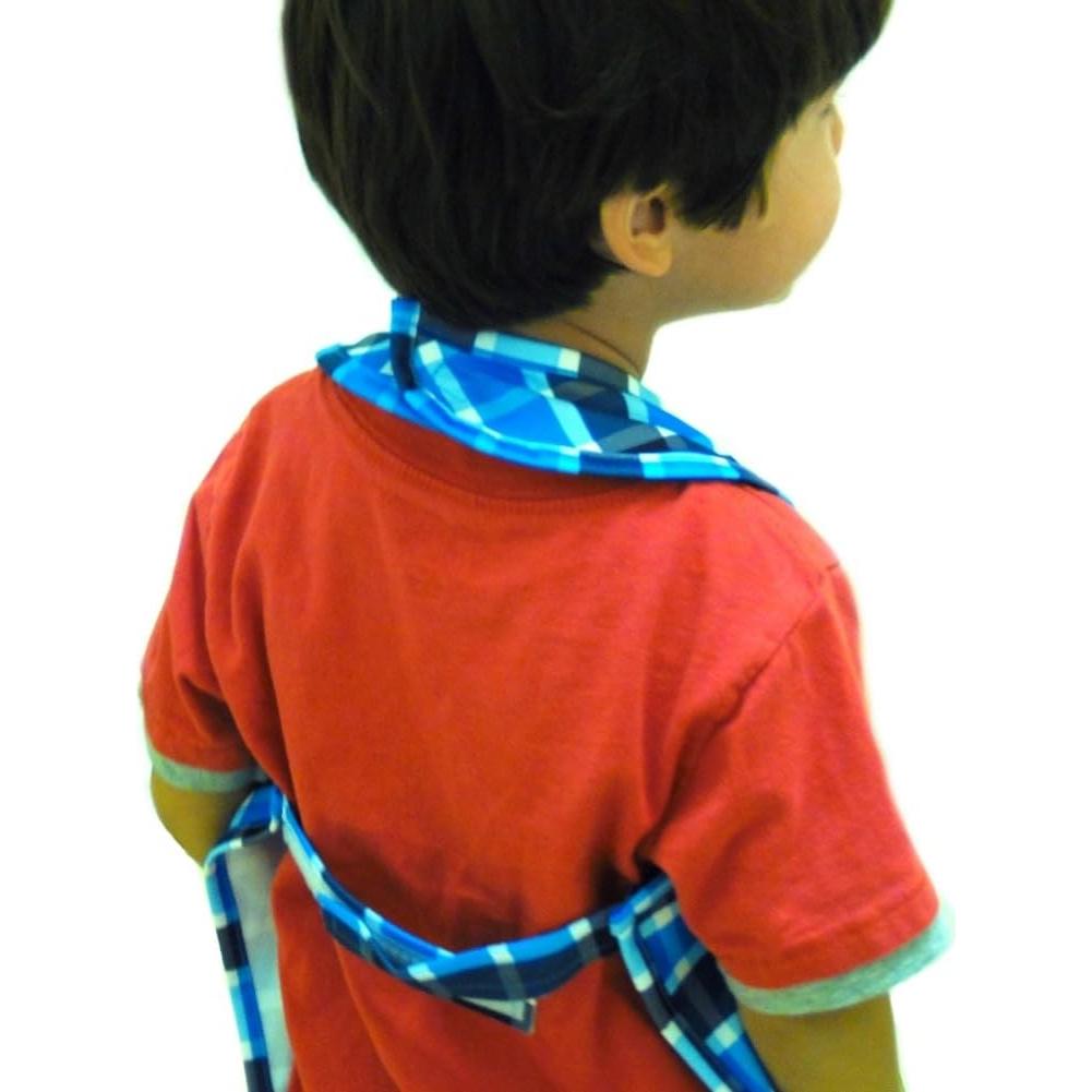 Babero Delantal BIB-ON para Bebés 0-4 Años Cuadros Azules