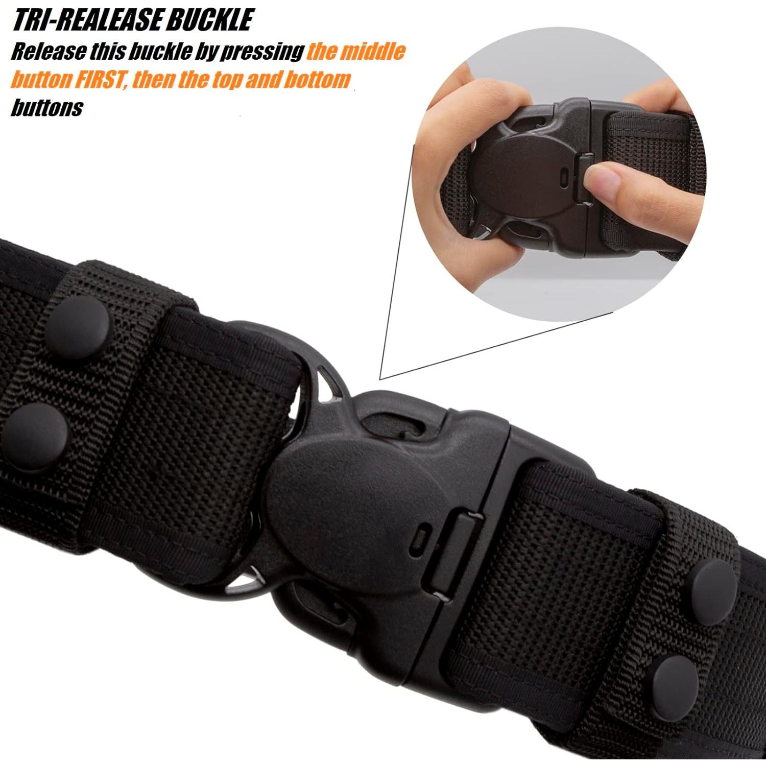 Cinturón de Deber TACNEX 2" Nylon Ajustable Seguridad