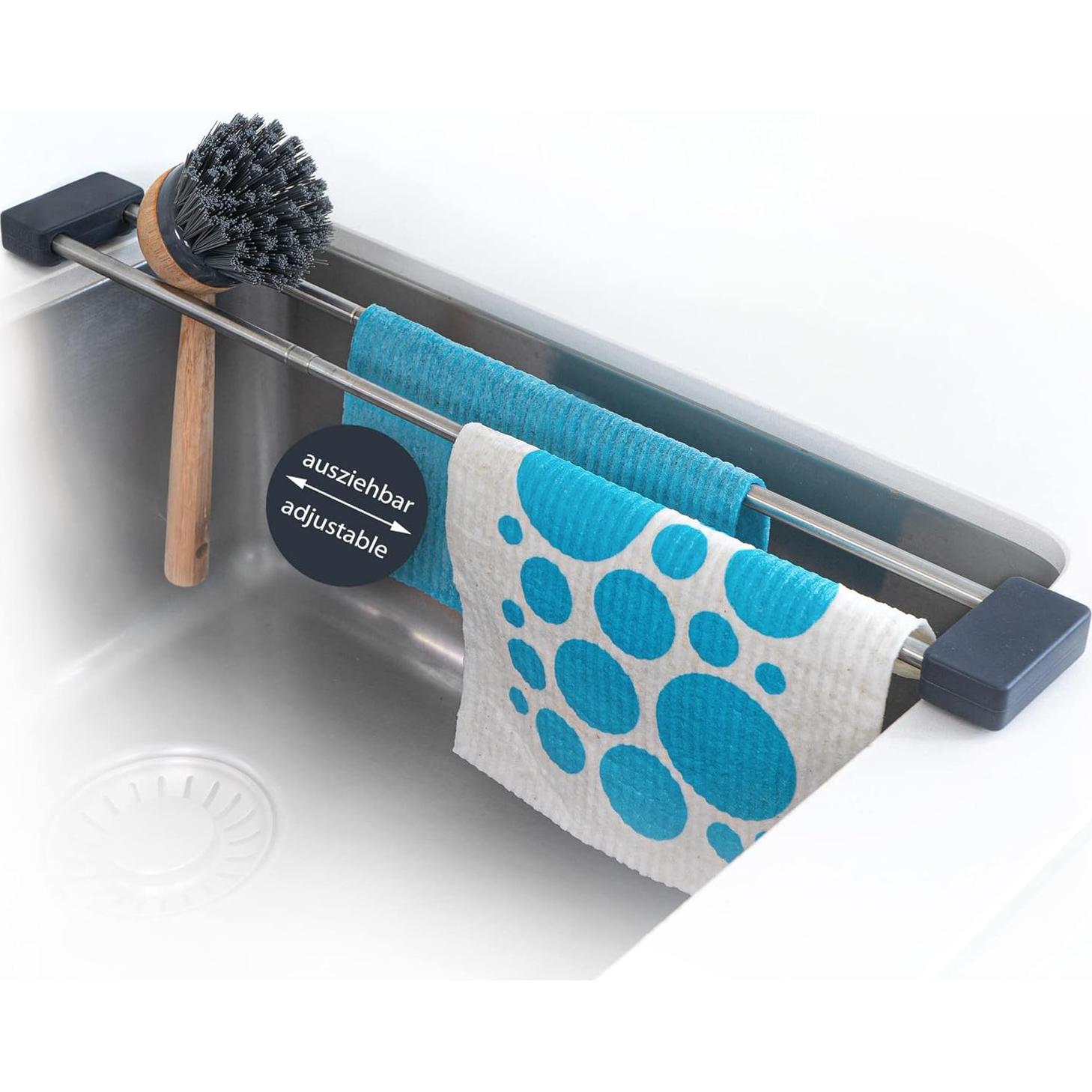 Estante de Cocina Ajustable Sanni Shoo Pizarra - Acero Inoxidable