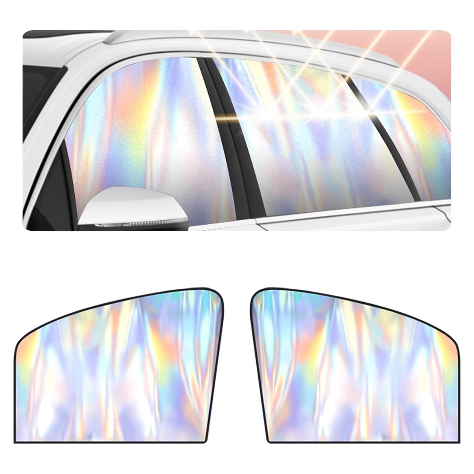 Sombrillas Holográficas para Ventanas de Automóvil YGDMD 2 Pcs