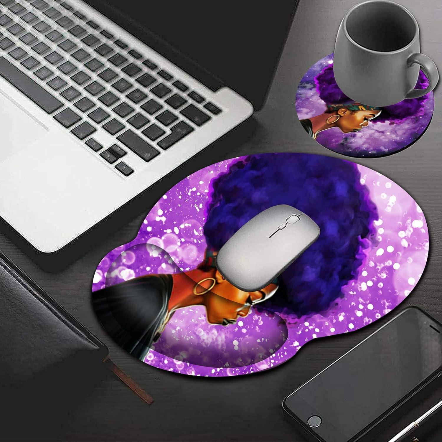 Alfombrilla de Ratón Ergonómica AUOX con Soporte de Gel 25x22cm