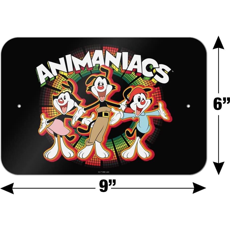 Cartel de Metal Animaniacs 15.3x22.9cm Graphics & More