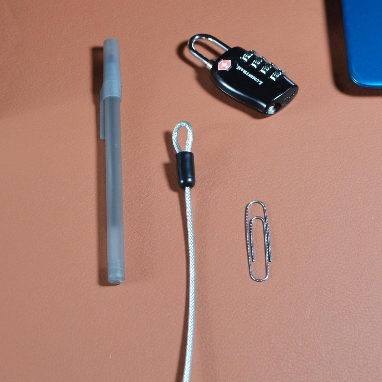 Cable de Seguridad Lumintrail 1.22m Acero Trenzado 3mm