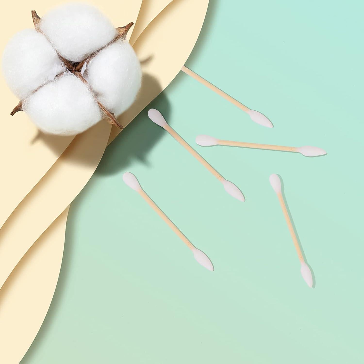 Hisopos de Algodón de Bambú Ecológicos Yoseng - 100 Piezas