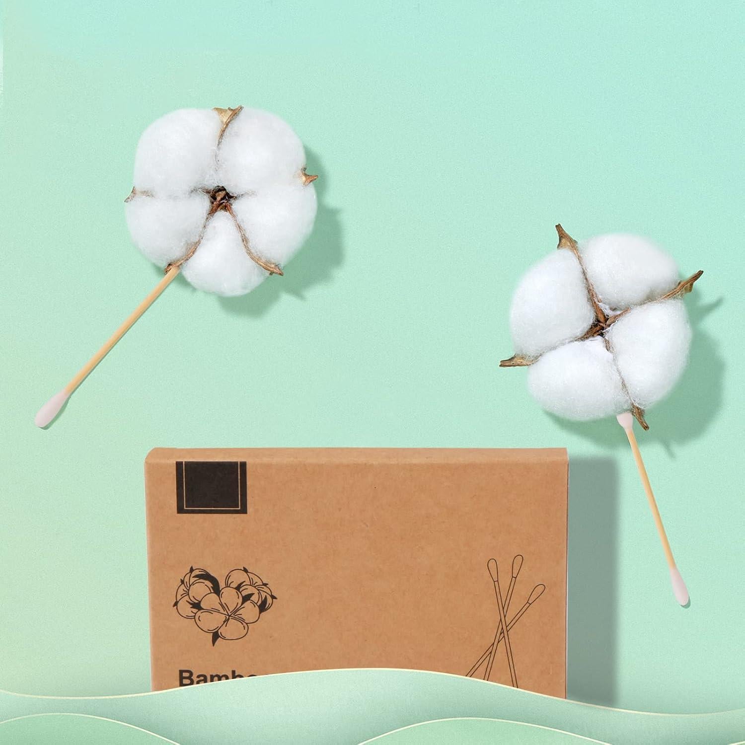 Hisopos de Algodón de Bambú Ecológicos Yoseng - 100 Piezas