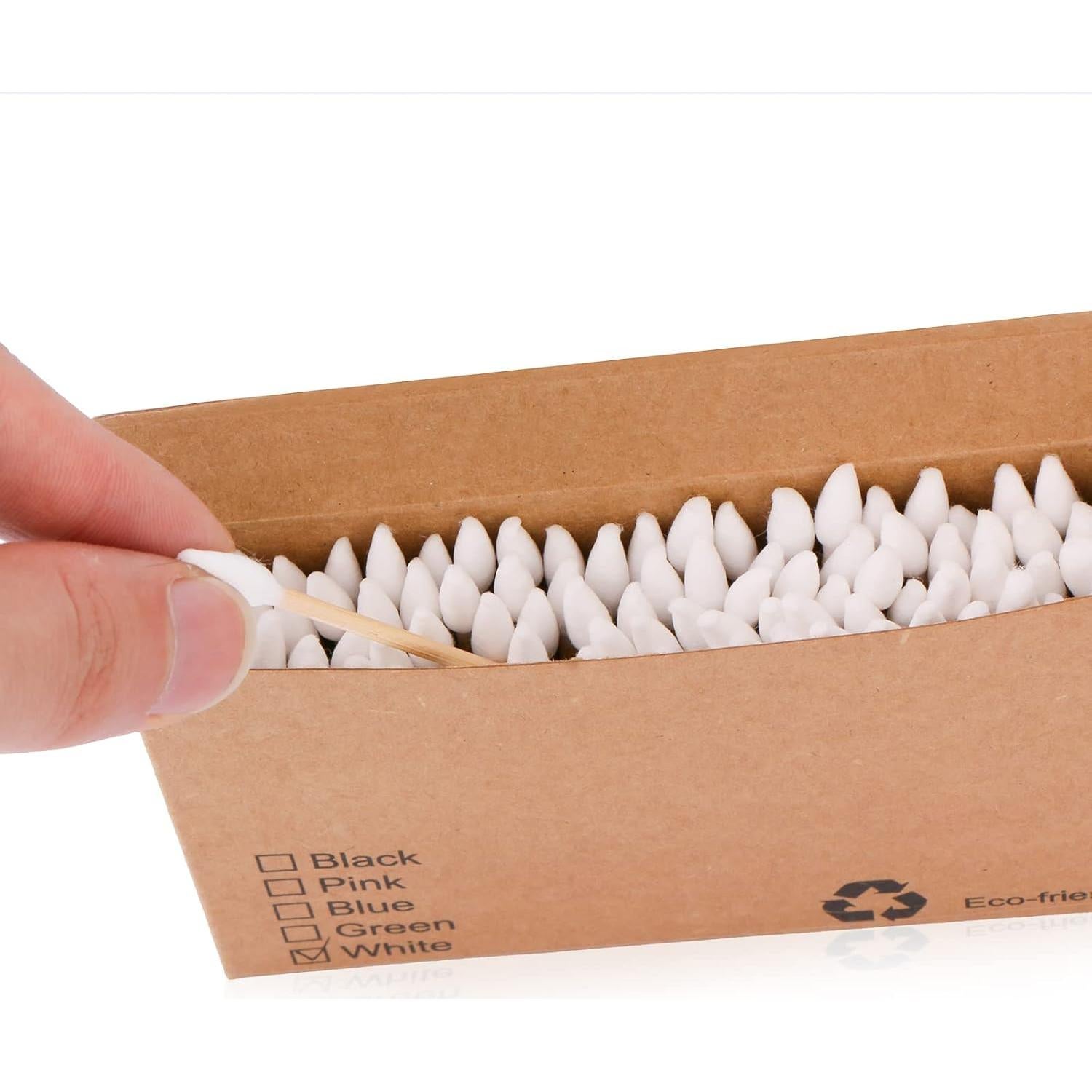 Hisopos de Algodón de Bambú Ecológicos Yoseng - 100 Piezas