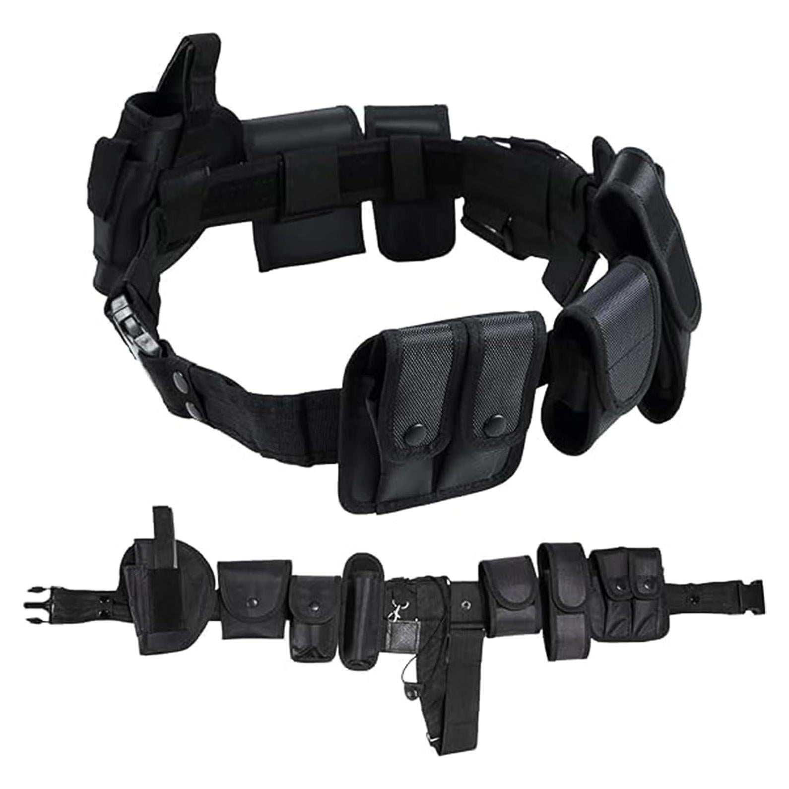 Cinturón Táctico Policial FLKQC 10 en 1 Ajustable