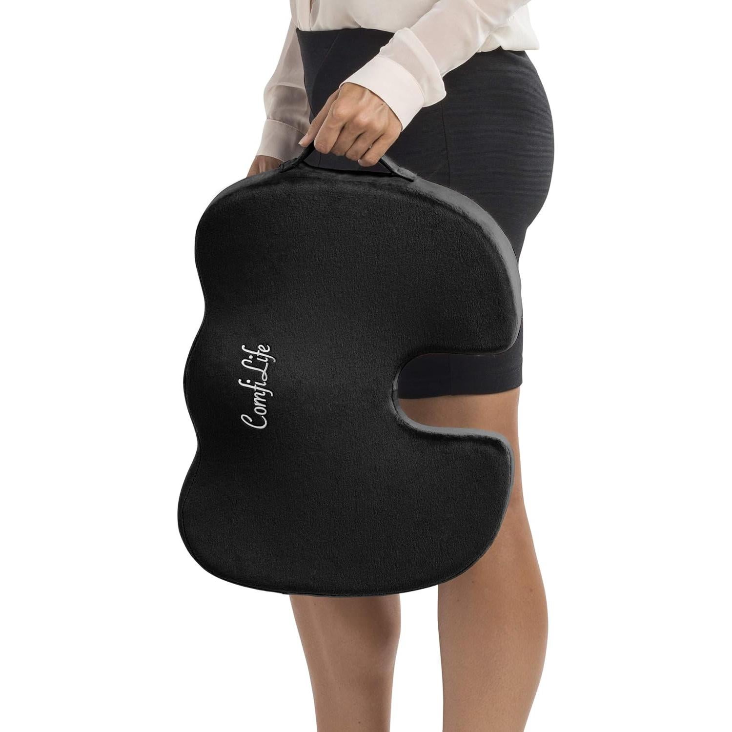 Cojín de Asiento Ortopédico ComfiLife - Espuma de Memoria 44.5x34.8cm