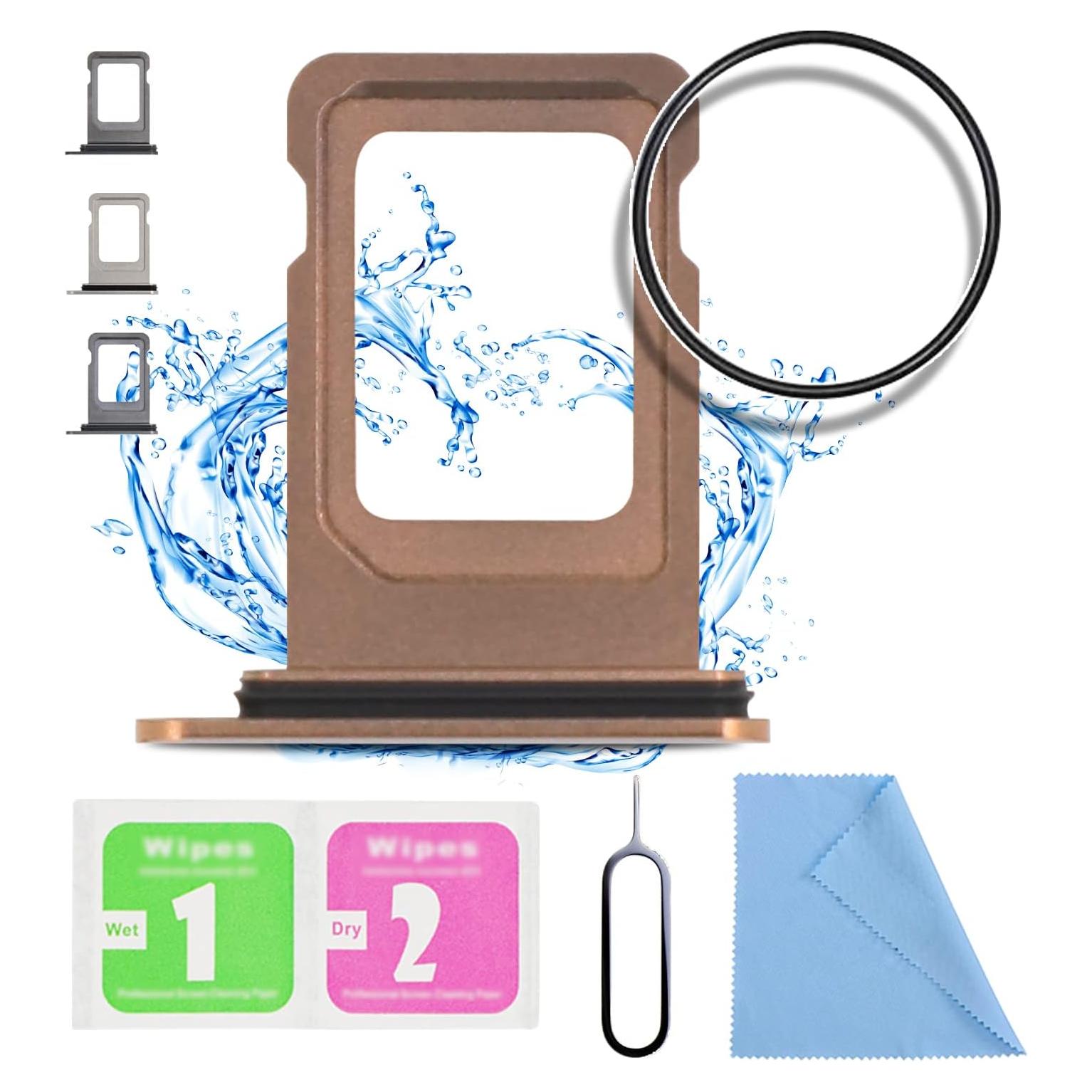 Soporte Bandeja SIM ASDAWN para iPhone 11 Pro Max - Oro Mate