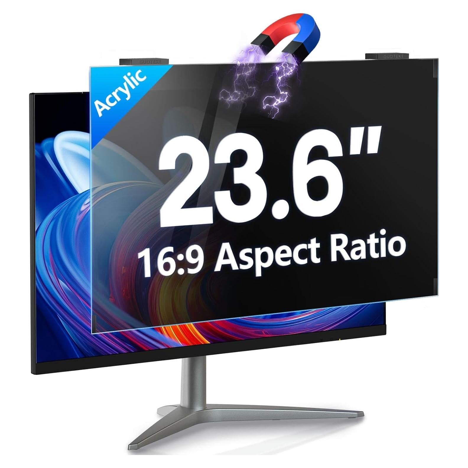 Pantalla de Privacidad Magnética GUDTEKE 23.6" Anti-reflejo