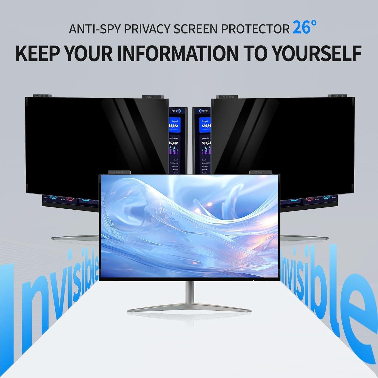 Pantalla de Privacidad Magnética GUDTEKE 23.6" Anti-reflejo