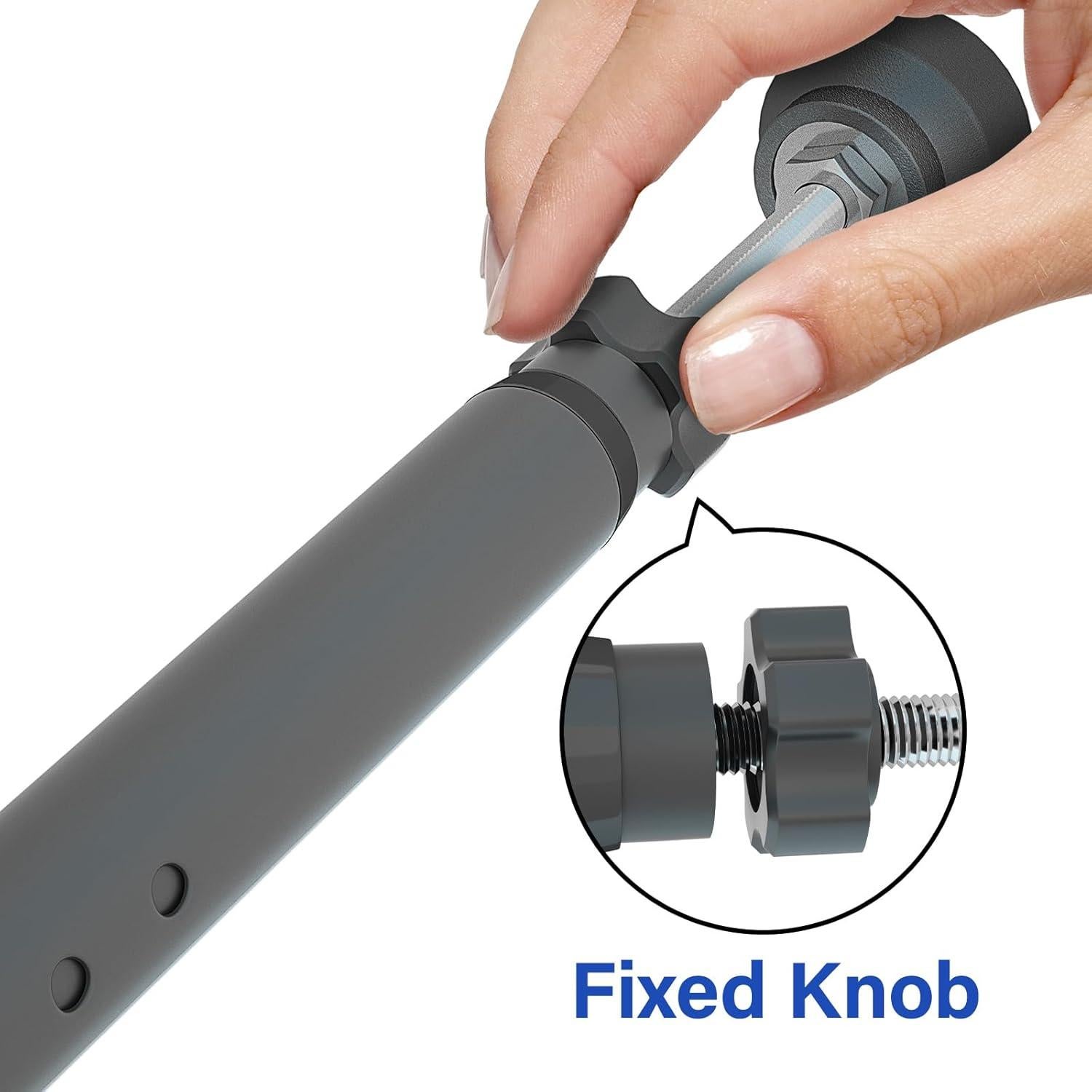 Barra de Seguridad Ajustable Guo para Puerta de Vidrio 81 cm