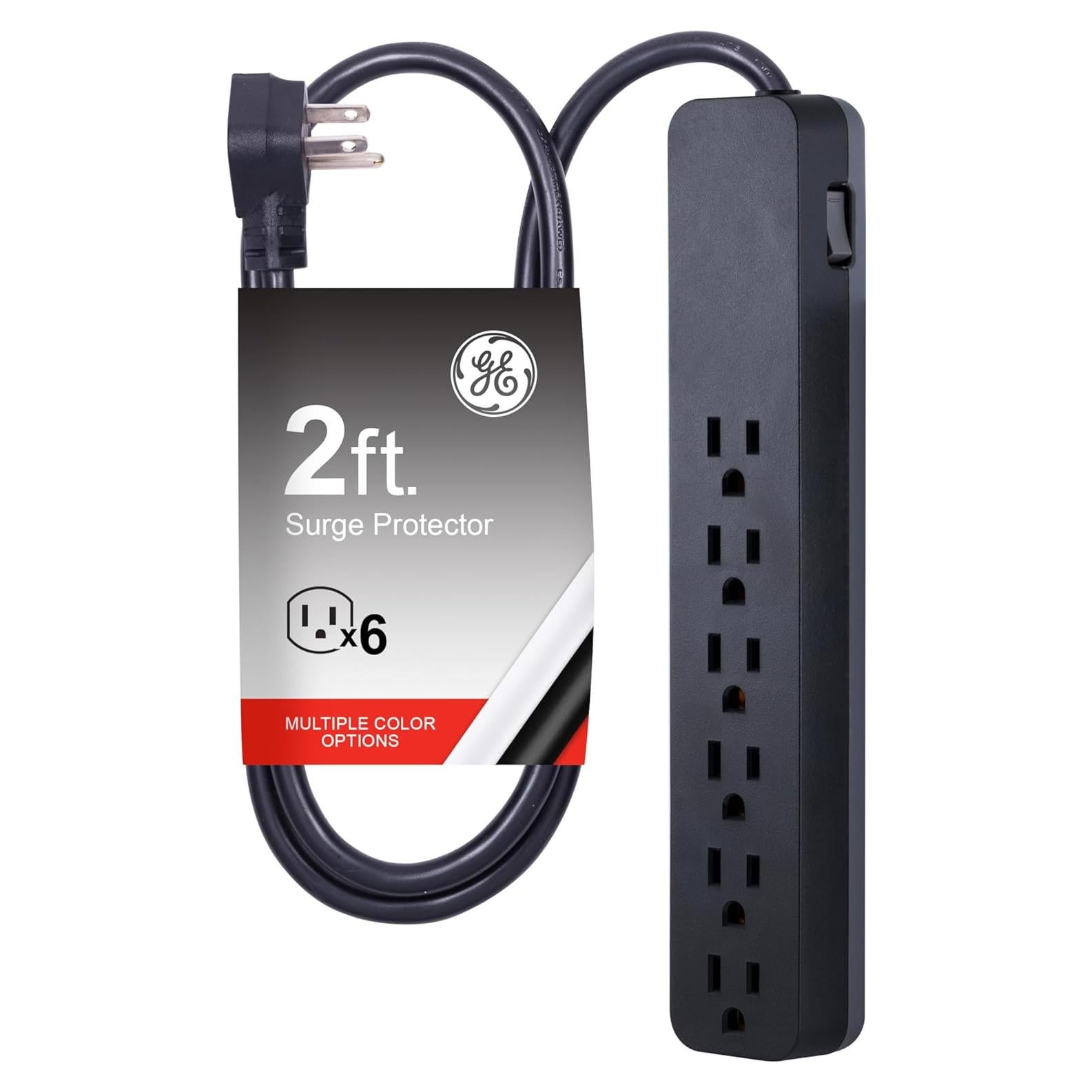 Regleta GE Protector Sobretensiones 6 Salidas 620 Julios 0.61m