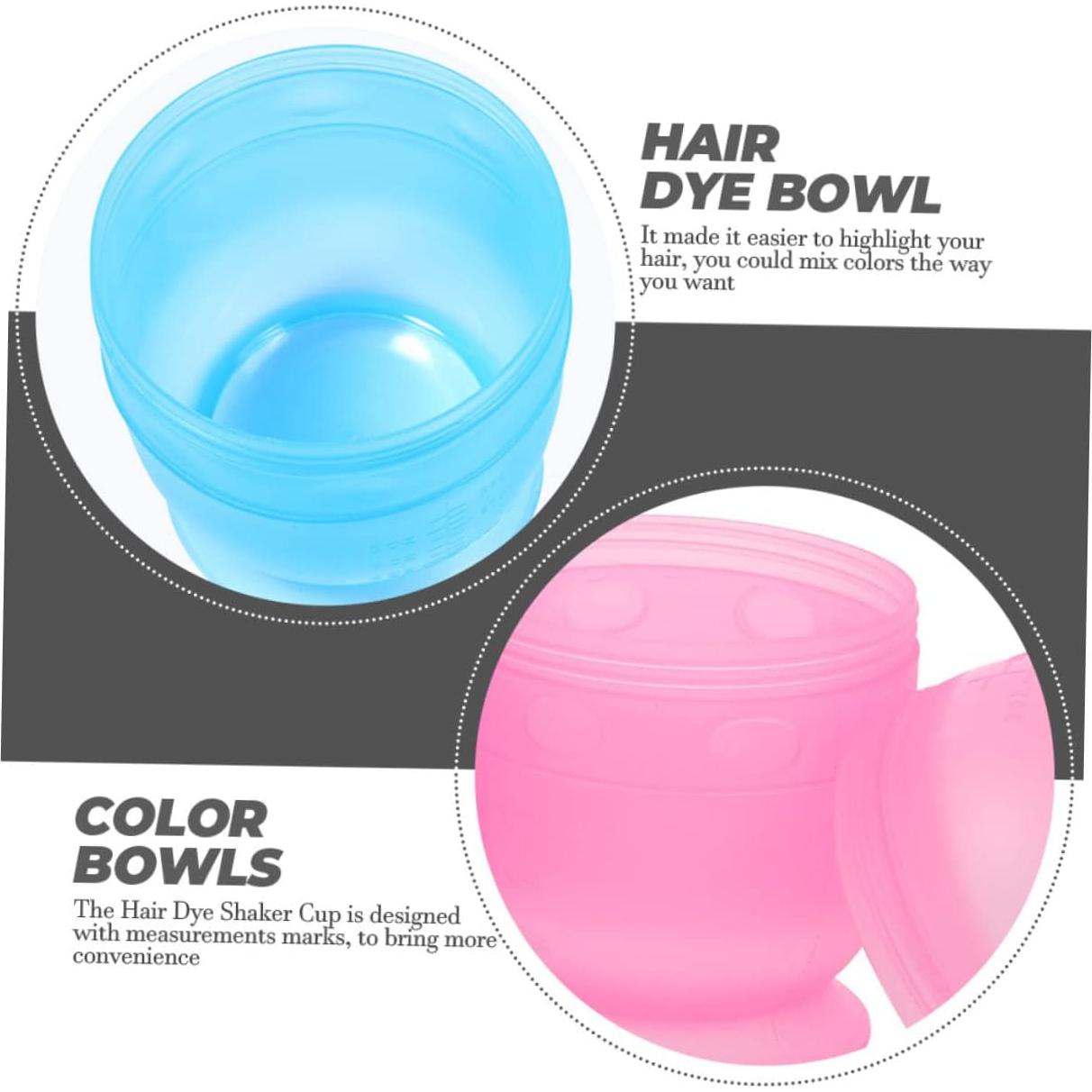 Tazones de Mezcla para Coloración del Cabello TOVINANNA 2 Pcs