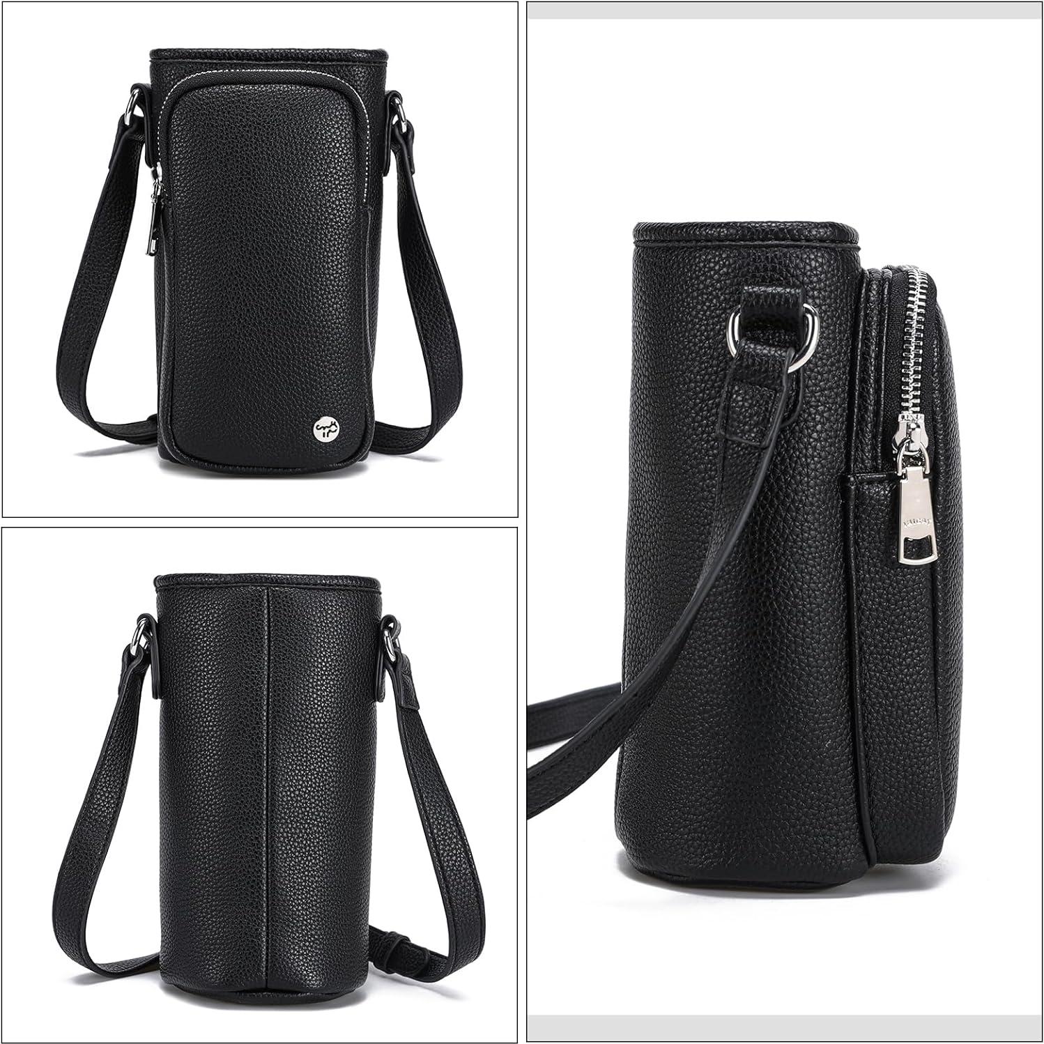 Soporte de Botella de Agua INICAT de Cuero Vegano 32oz