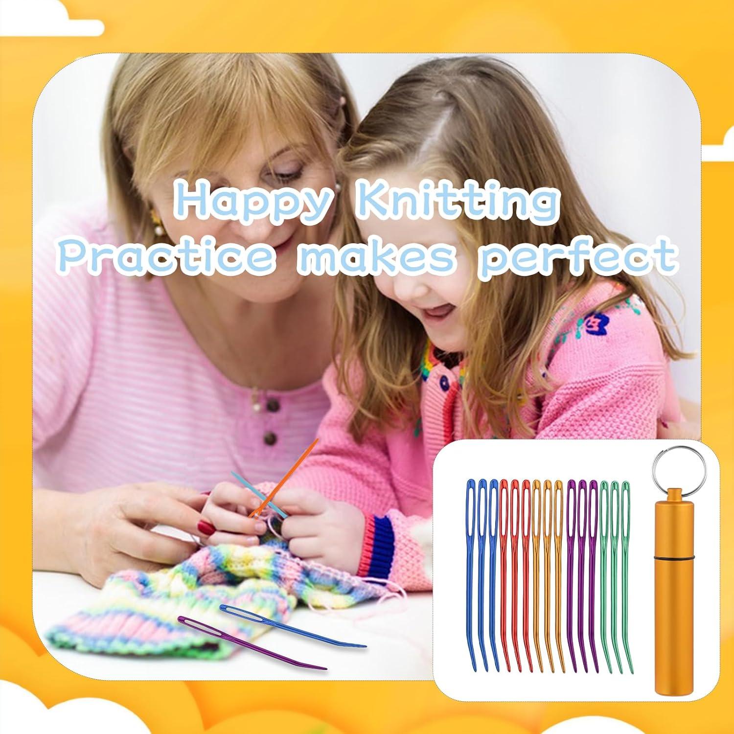 Juego de 15 Agujas de Remendar UzecPk de Aluminio 6.99 cm