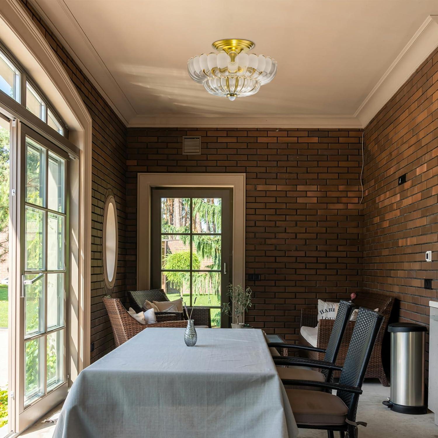 Luz de Techo Exterior con Sensor de Movimiento LMINGHON 30 cm