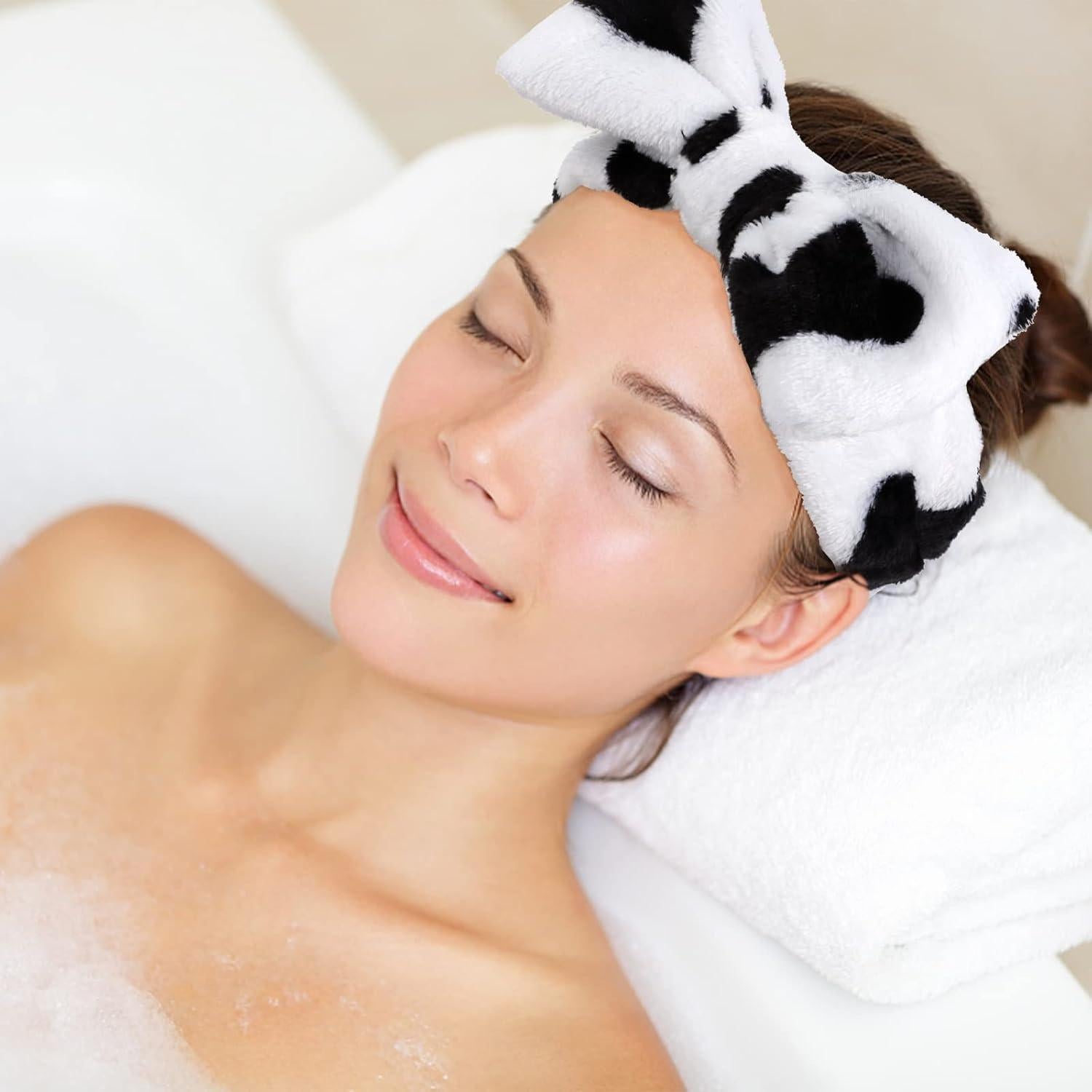 Diademas Antideslizantes AMCAMI - Paquete de 6 Lazos Microfibra