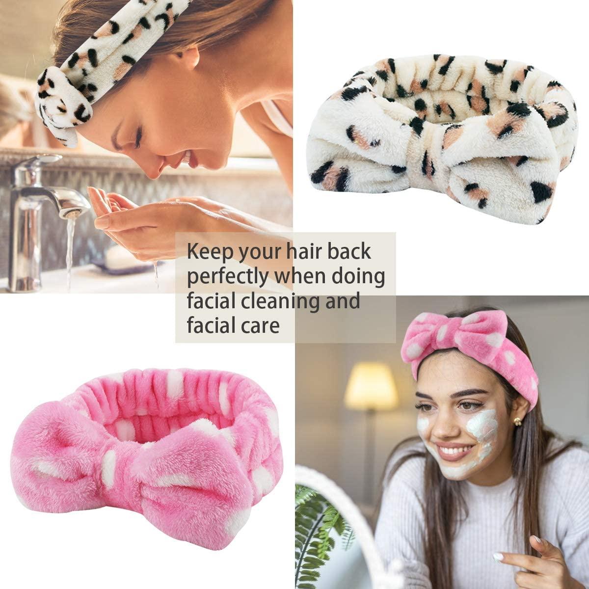 Diademas Antideslizantes AMCAMI - Paquete de 6 Lazos Microfibra