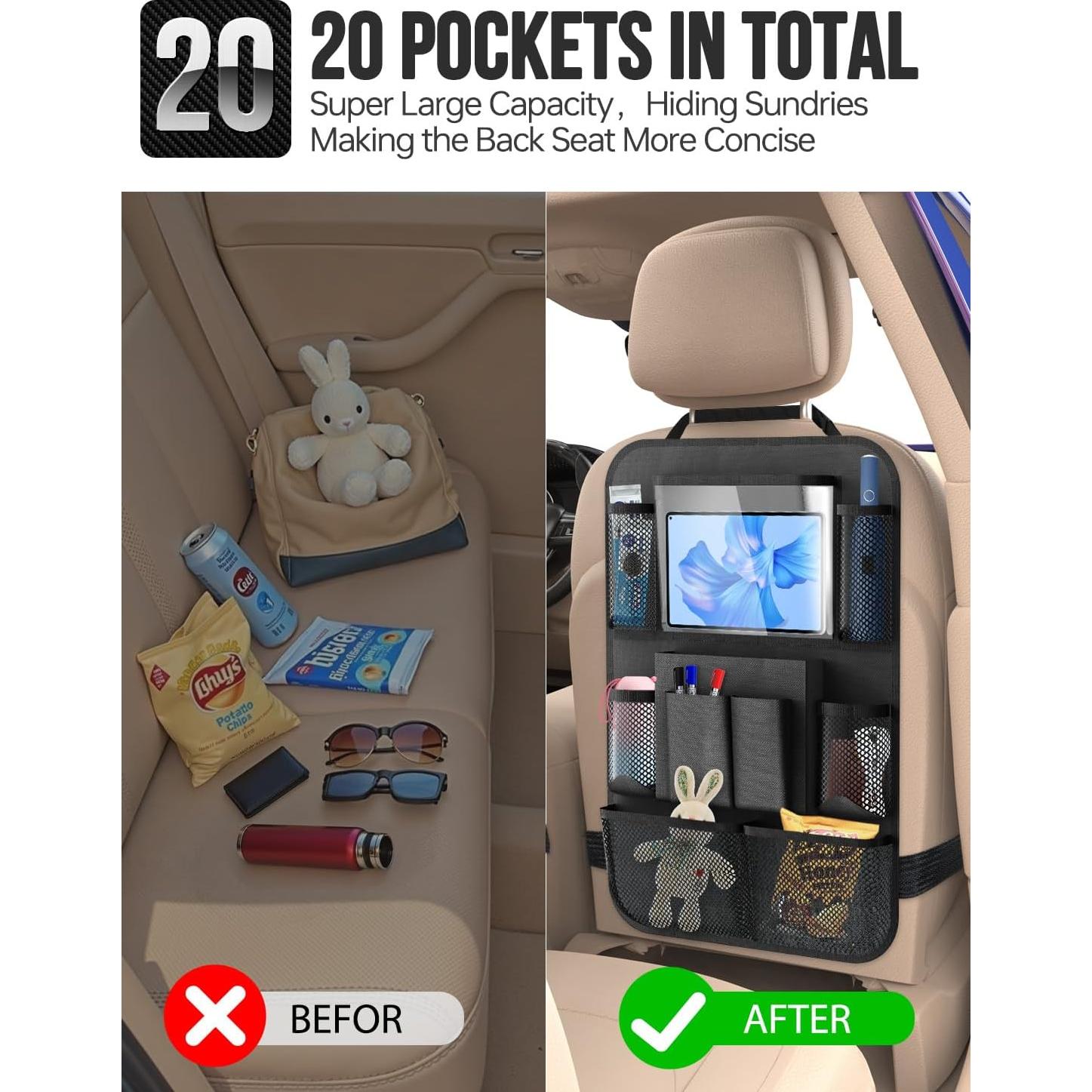 Organizador de Auto New Fi para Asiento Trasero 20 Bolsillos