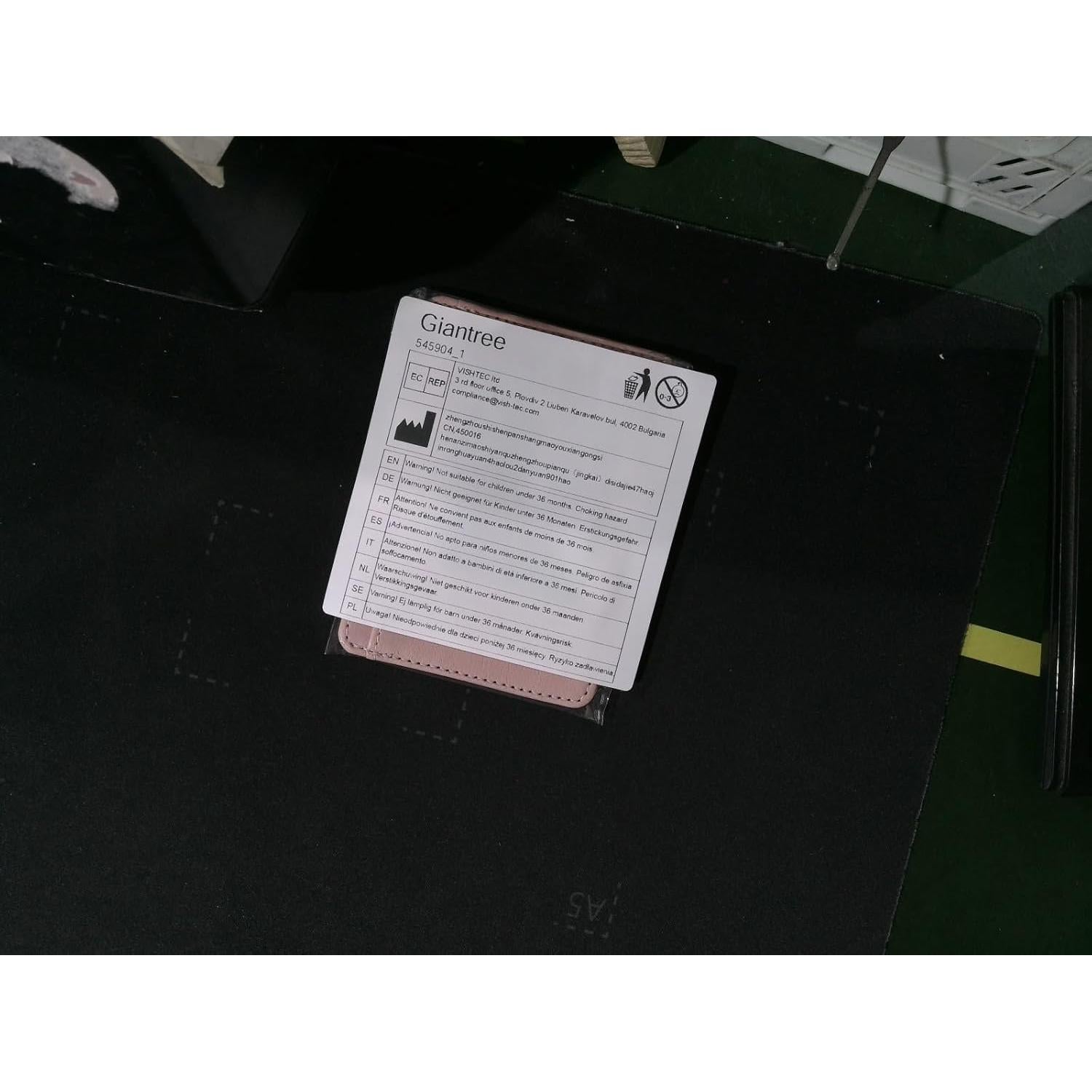 Estuche para Tarjetas de Crédito Giantree Rosa con Bloqueo RFID