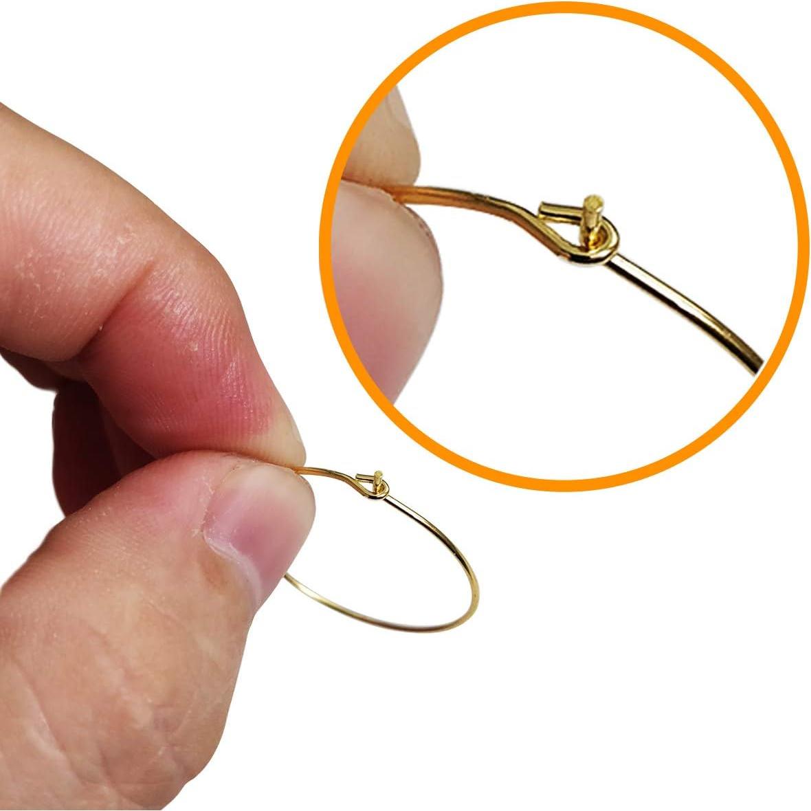 Anillos de encanto chapados en oro TTSAM para copas de vino - 100 piezas