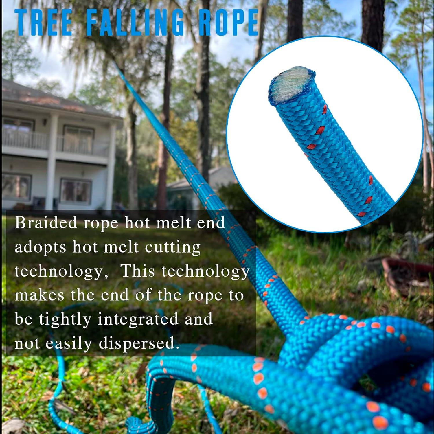 Cuerda trenzada de poliéster CMood 38.1 m 8400 kg azul