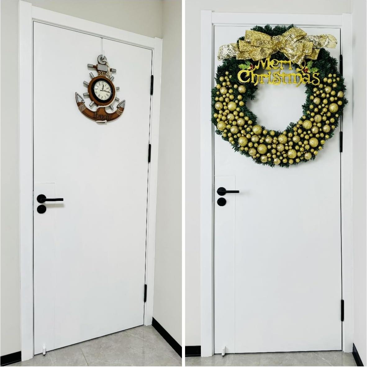 Ganchos sobre la puerta Mars-Rock 4Pcs 5.5" Acero Cromado