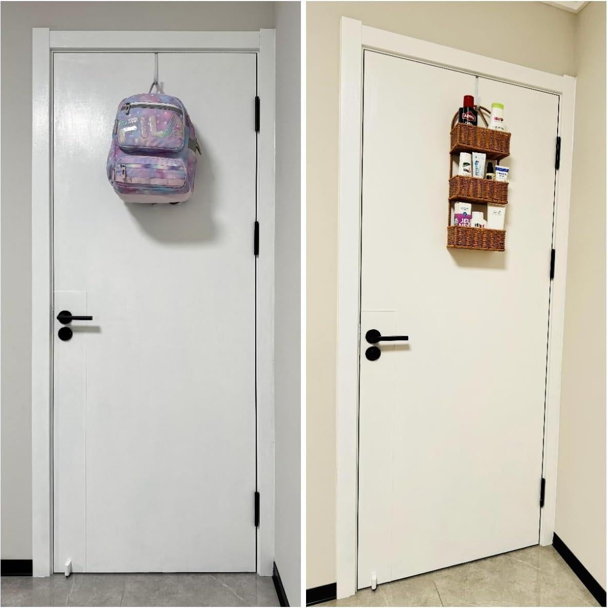 Ganchos sobre la puerta Mars-Rock 4Pcs 5.5" Acero Cromado