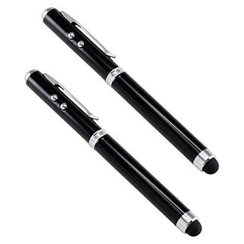 Bolígrafo Stylus 4-en-1 DuraForcity Negro con Linterna LED