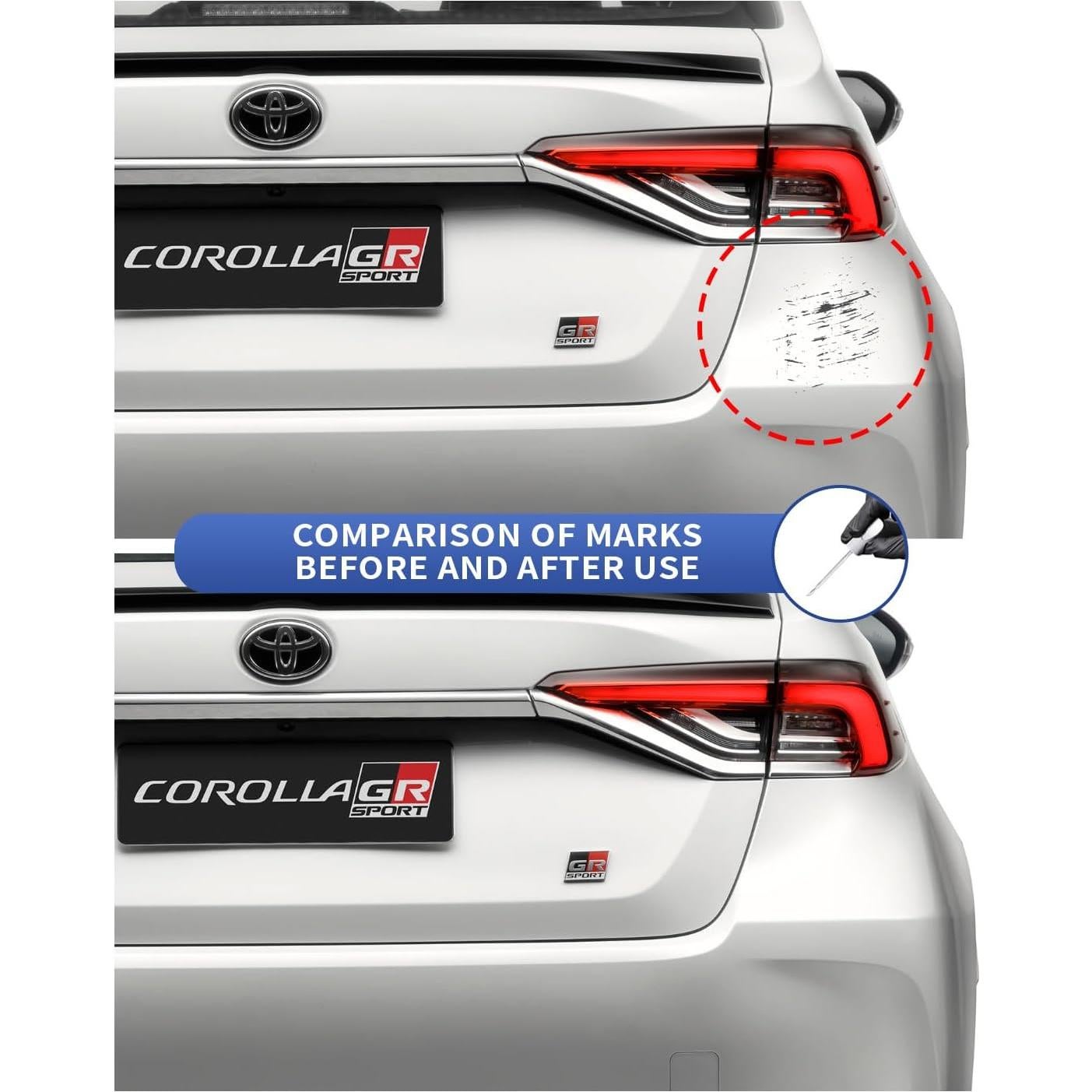 Kit de Reparación de Pintura PARTS4EV para Toyota - Negro Metálico