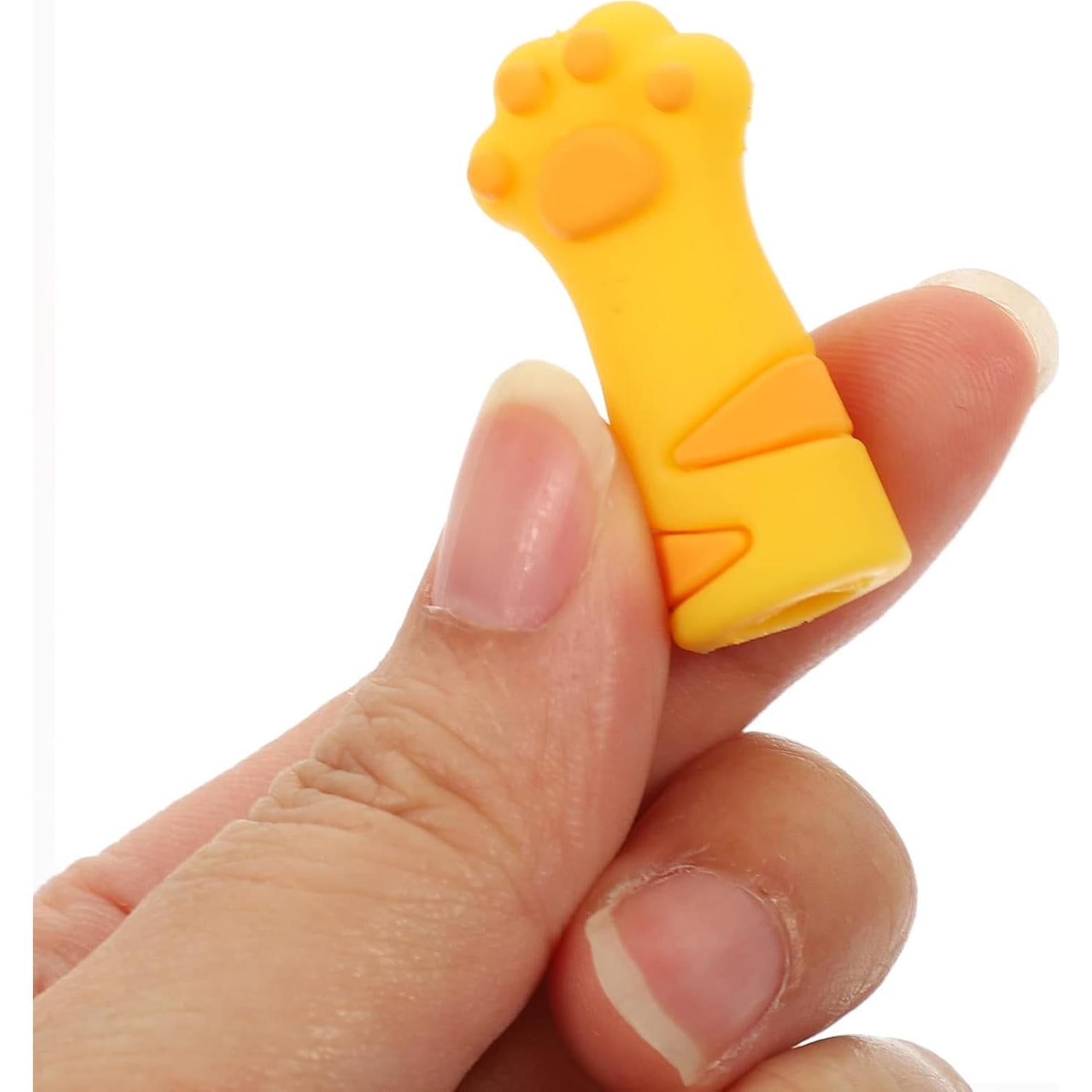 12 Fundas de Lápiz de Silicona NUOBESTY - Diseño de Garra de Gato