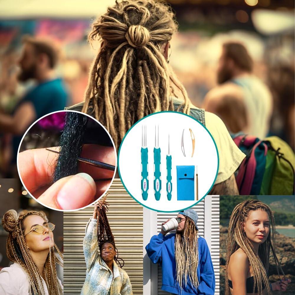 Ganchos de Crochet Yarniss para Dreadlocks 0.75mm con Mango Ergonómico