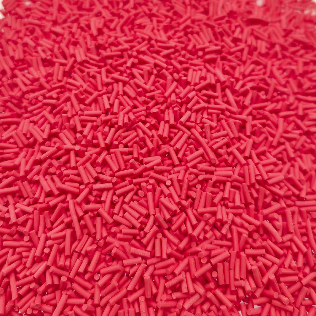 Mulutoo 100g Chispas de Resina para Manualidades y Uñas - Rojo Grande