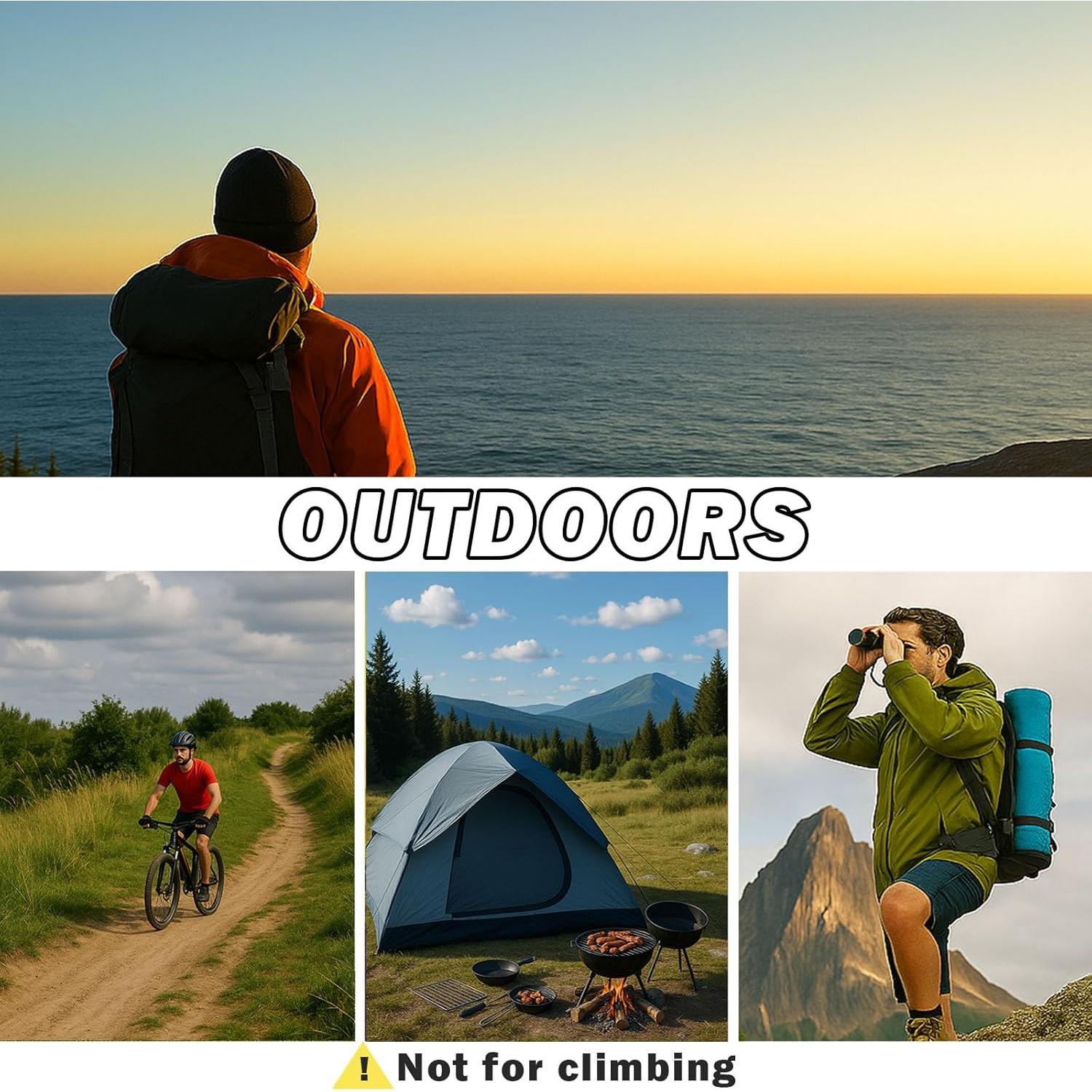 Clip Carabiner Paracord Jaymokes D Azul 7.62cm - Multiusos