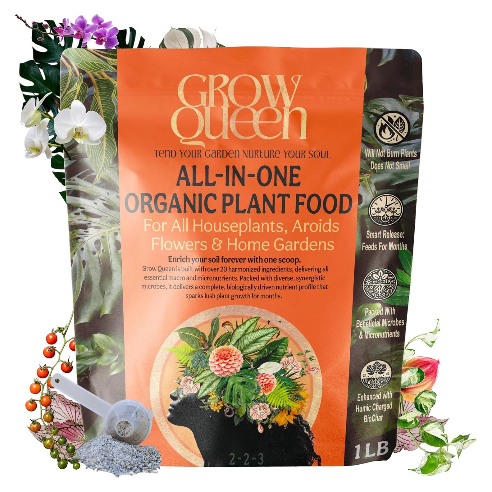 Fertilizante Orgánico para Plantas de Interior Grow Queen 0.45kg