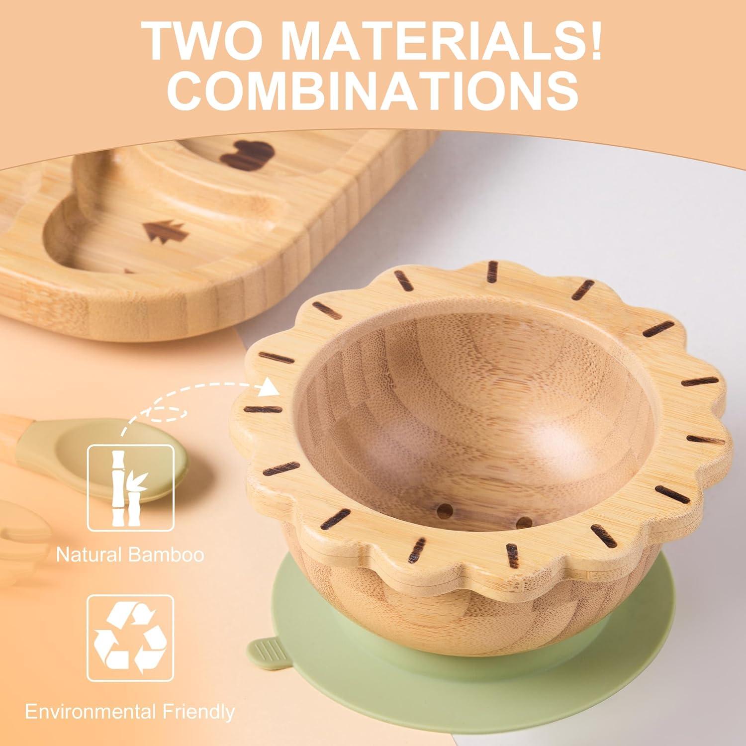 Set de Alimentación para Bebé BABY REMEMBER - 4 Piezas Verde