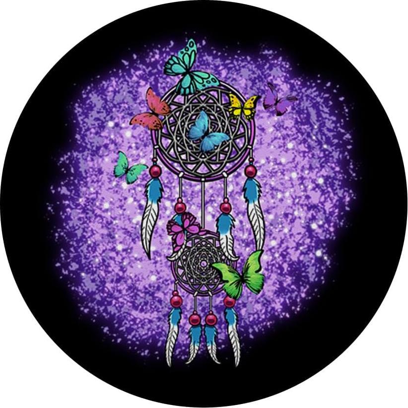 Atrapa Sueños Mariposas PopSockets Intercambiable Negro