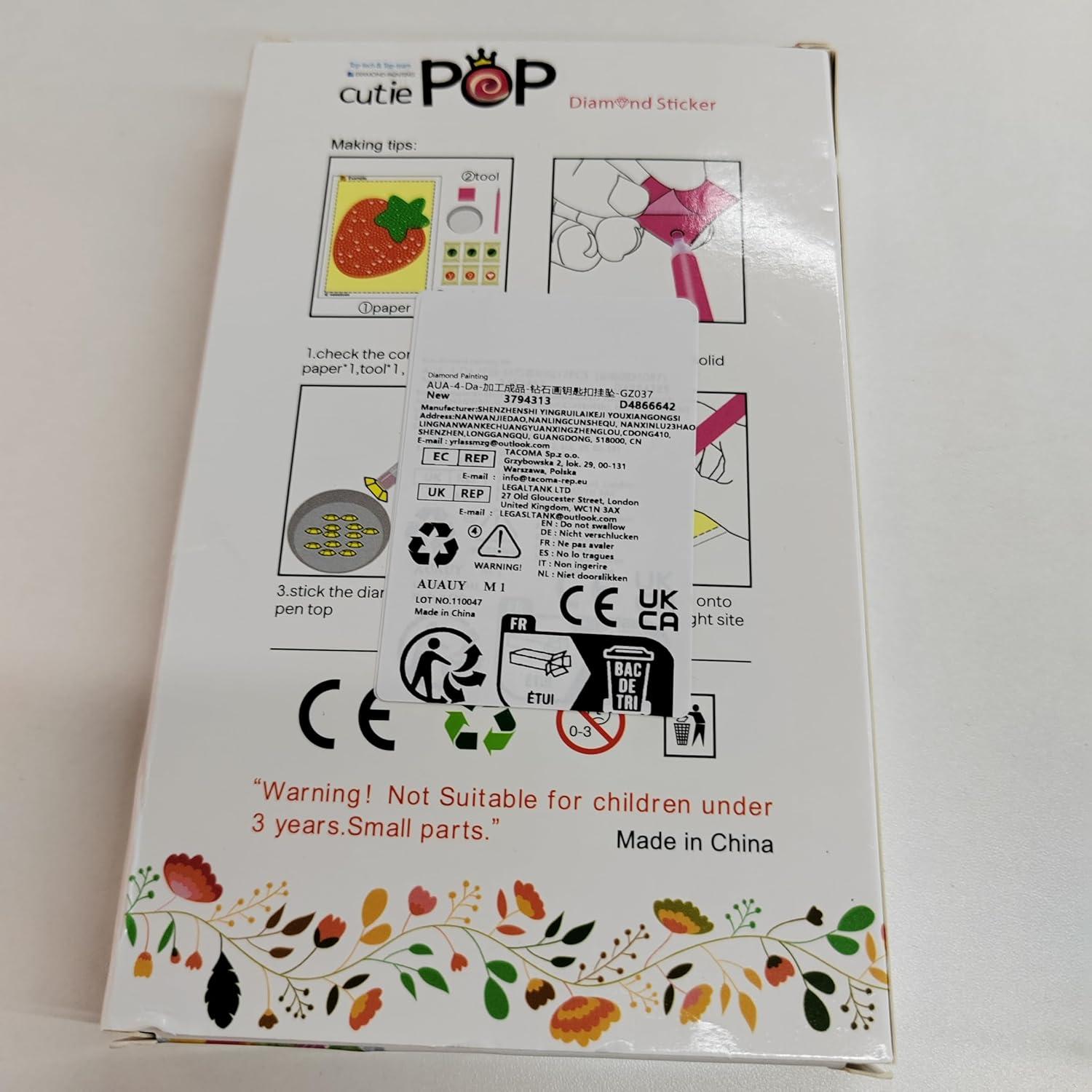 5 Piezas Atrapa Rayos de Sol AUAUY Mariposa Acrílico 5D