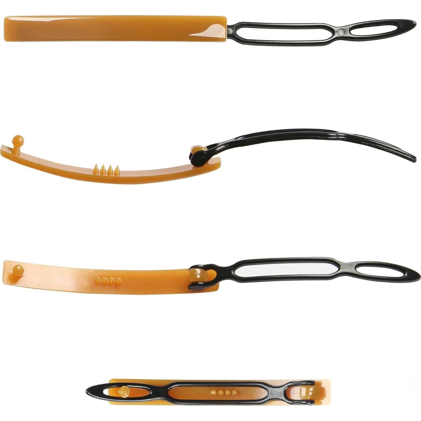 Juego de 12 pinzas para el cabello Aurora Pin - Sin metal, antideslizantes